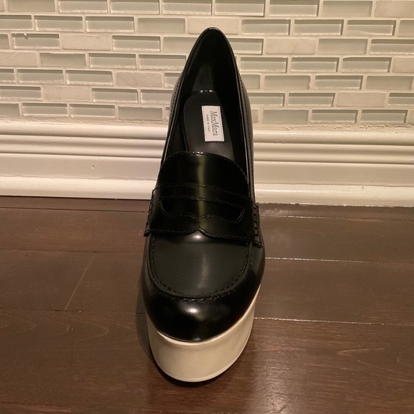 NWT MaxMara Loafers with Platform Wedge Heel NIB - Picture 6 of 10